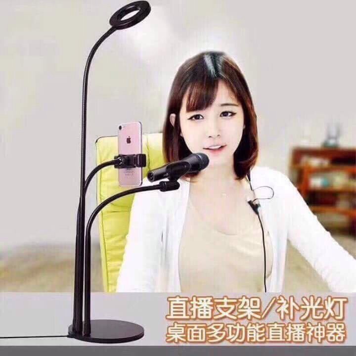 Bộ Đèn Livestream Đa Năng 3 Trong 1, Hỗ trợ livestream bán hàng