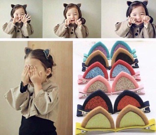 Kẹp tóc tai mèo cực cute ( 2c)