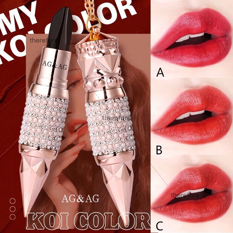 Thỏi son 3 màu AGAG dưỡng ẩm màu sắc thời trang | BigBuy360 - bigbuy360.vn