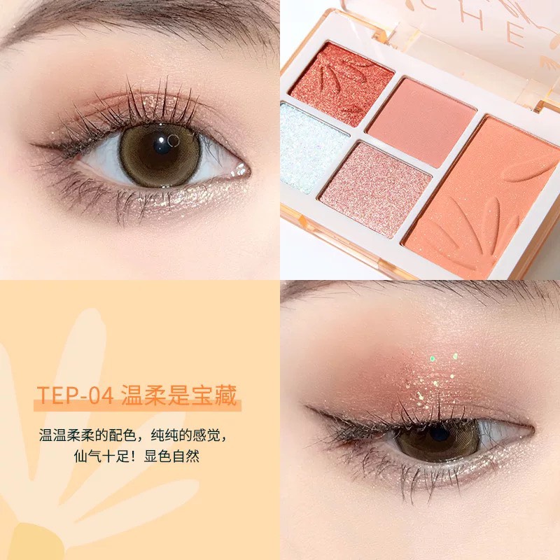 [SHE DELLA] Bảng mắt 5 ô She Della Flower | BigBuy360 - bigbuy360.vn