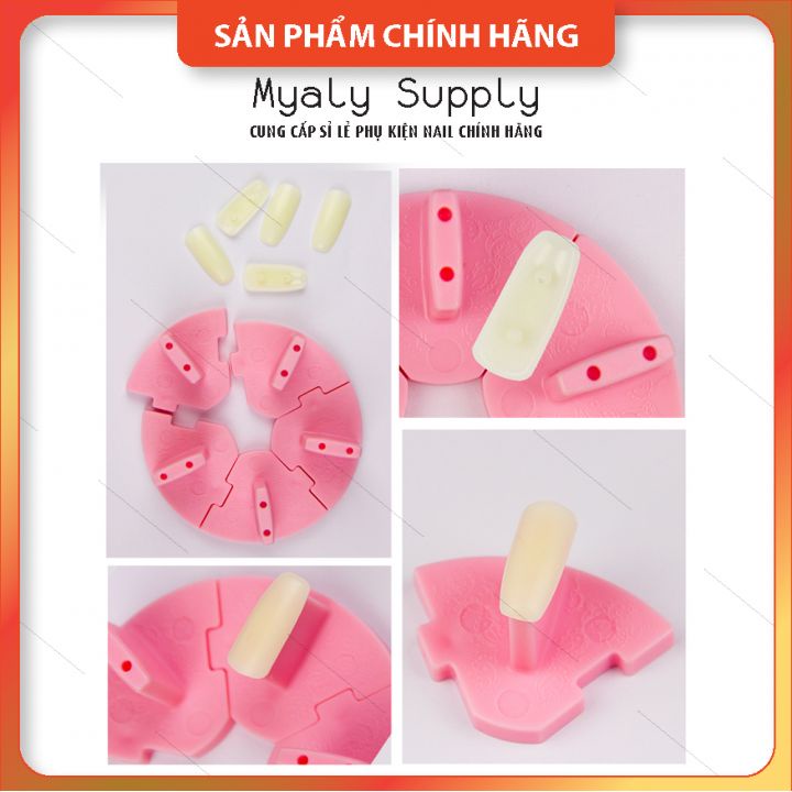 Đế Gắn Móng Giả Tập Vẽ Đế Nhựa Gắn Móng Mẫu Tập Sơn SP000224