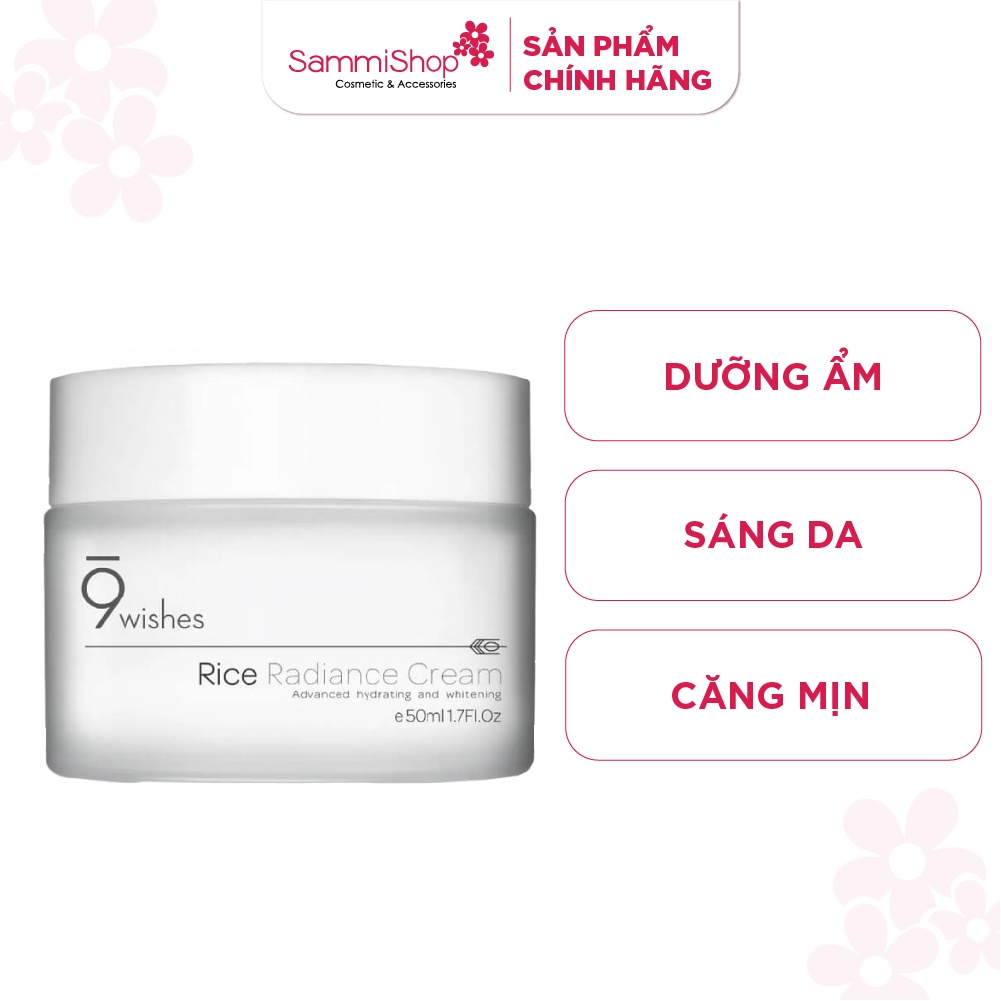Kem Dưỡng Trắng Da Cao Cấp 9 wishes Rice Radiance Cream 50ml