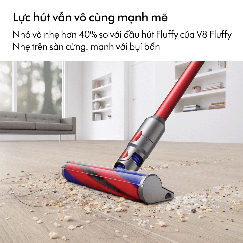 Máy hút bụi không dây Dyson V8 Slim ™ Fluffy