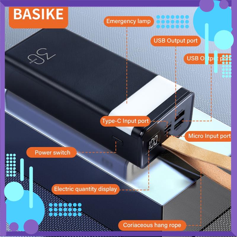 Pin Sạc Dự Phòng Bsk PT303 30000mAh Đầu ra USB cho iPhone Huawei Samsung