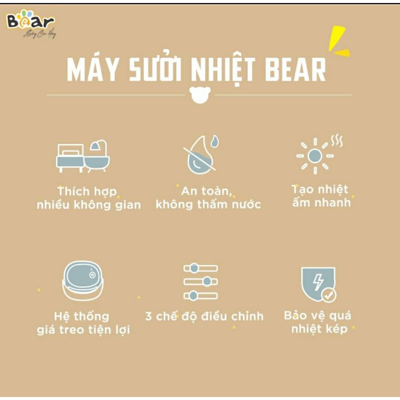 Máy Sưởi Bear