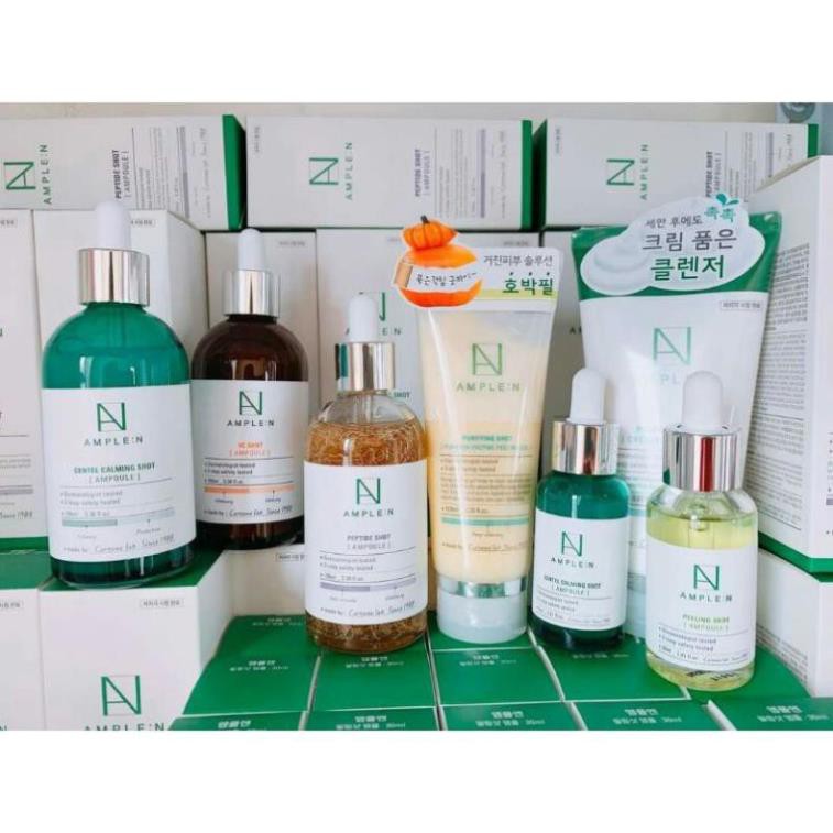Mỹ phẩm nội địa Hàn Quốc Tẩy da chết bí đỏ AMPLE:N Purifying Shot | BigBuy360 - bigbuy360.vn