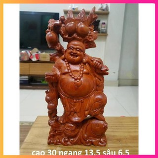 tượng phật di lặc cao 30 gỗ hương