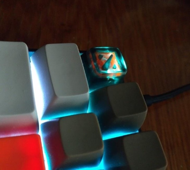 Artisan keycap resin Dota2