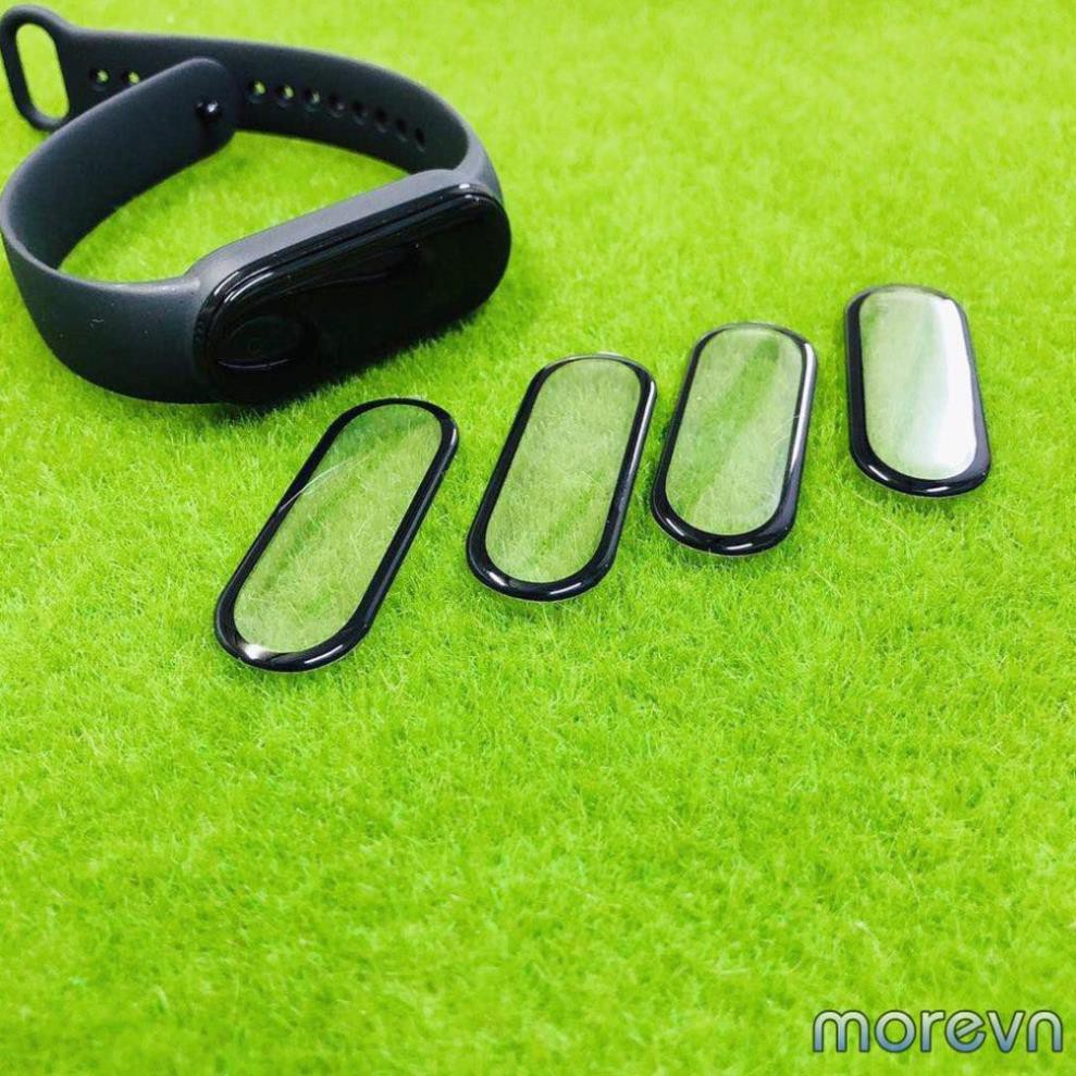 gum3001 [Ma20s]  Miếng dán miband 5, miband 4 3D full màn viền đen dán dẻo full màn mi band 4,5 ma20s