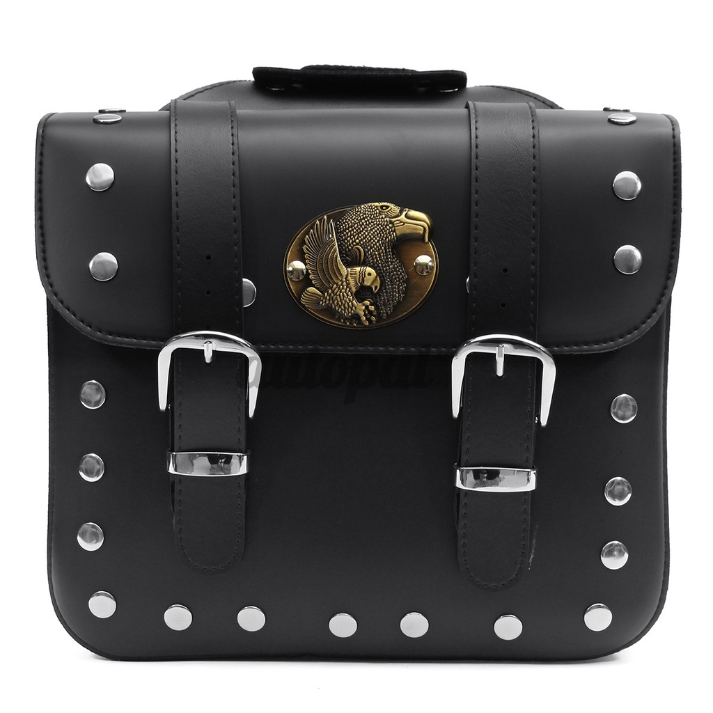 Túi Da Đựng Đồ Treo Bên Hông Xe Mô Tô Tiện Dụng