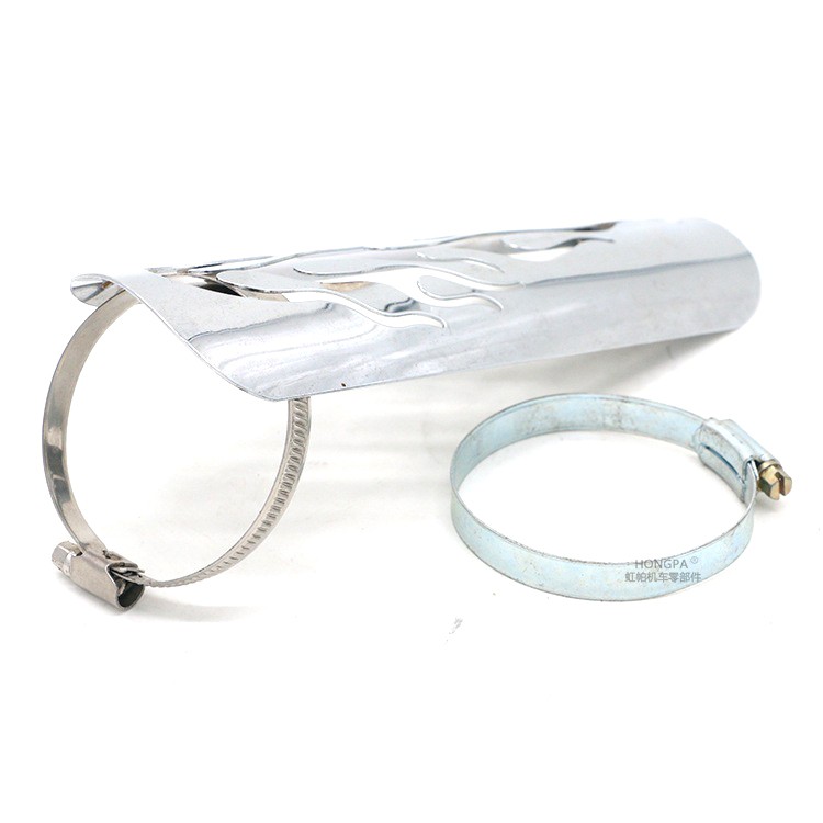 Ốp cổ pô inox xe máy mô tô