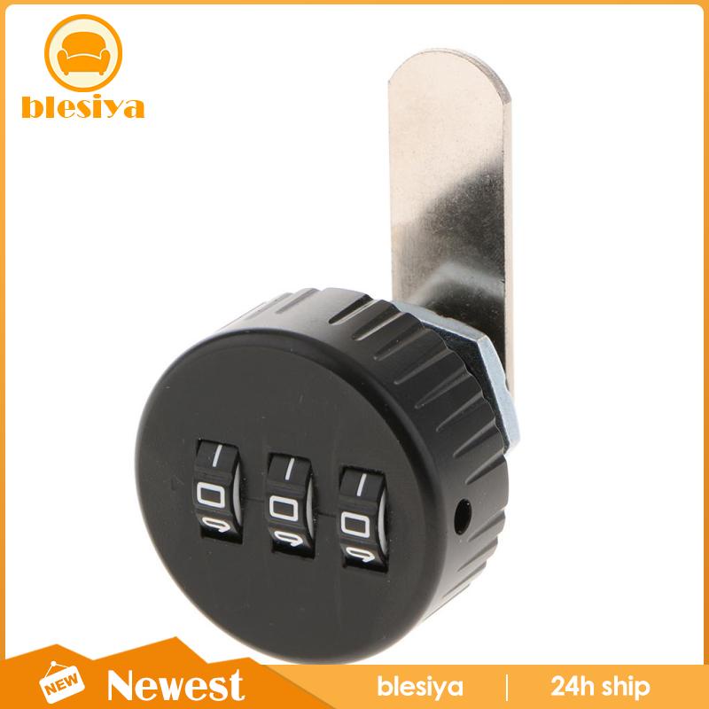 Ổ Khóa Hộp Thư 3 Chữ Số Bằng Hợp Kim Màu Đen