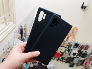 [ Note 10 plus ] Ốp dẻo đen loại cao cấp cho Samsung Note10 plus