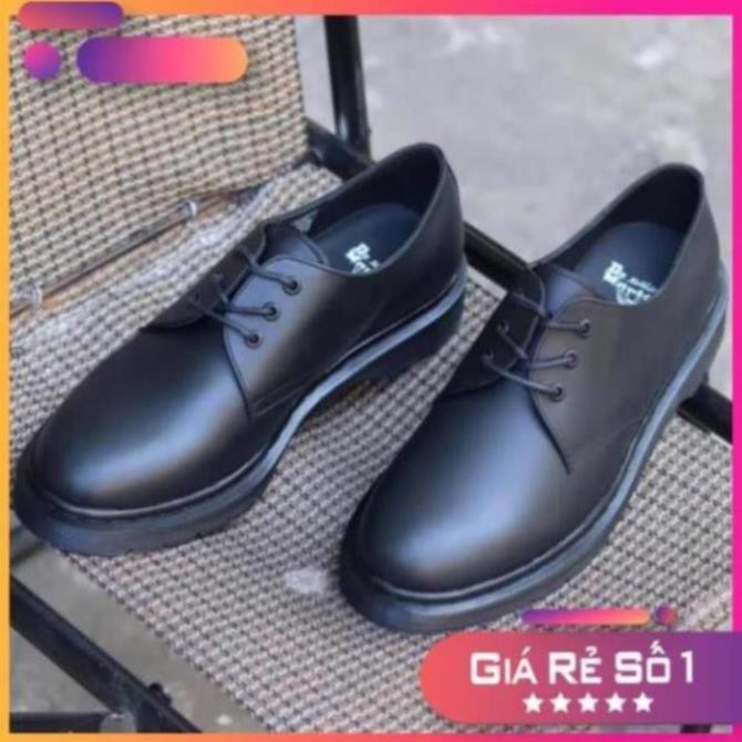 [Sale 3/3] Giày Da Bò 1461 2020 Full Black .Giày Dr.Martens Thailand Chính Hãng(1461.F.Black) Sale 11