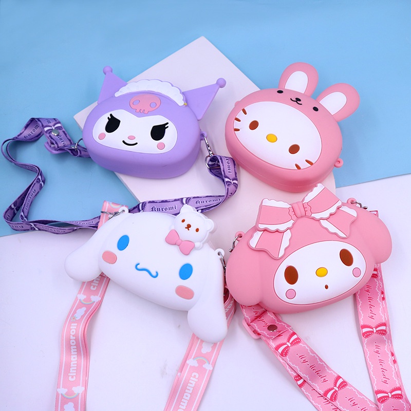 Túi Đeo Vai Đựng Tiền Xu Họa Tiết Hoạt Hình Dễ Thương Thời Trang 2022 Cho Bé