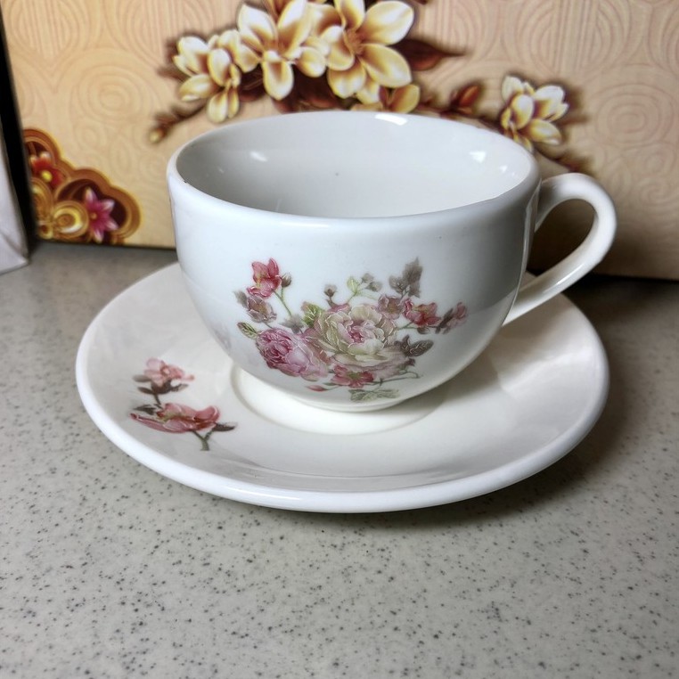 [HÀNG TẾT] Bộ ấm và tách trà sứ cao cấp (nhiều loại hoa)