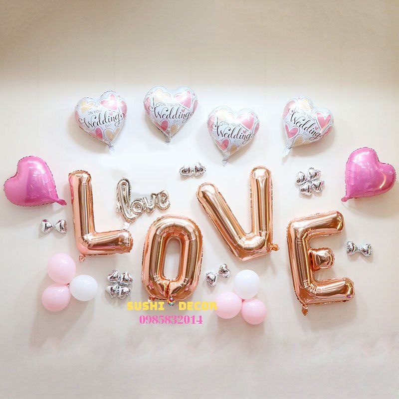 BONG BÓNG CHỮ LOVE SIZE ĐẠI , BÓNG BAY CHỮ LOVE SIZE TO ,TRANG TRÍ PHÒNG CƯỚI , TỎ TÌNH , CÂU HÔN , VALENTINE