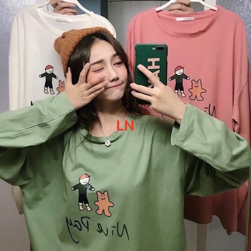 Áo người thú Nice day tay dài DA6