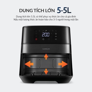 Nồi chiên không dầu Lock&Lock EJF284BLK (5.5L)