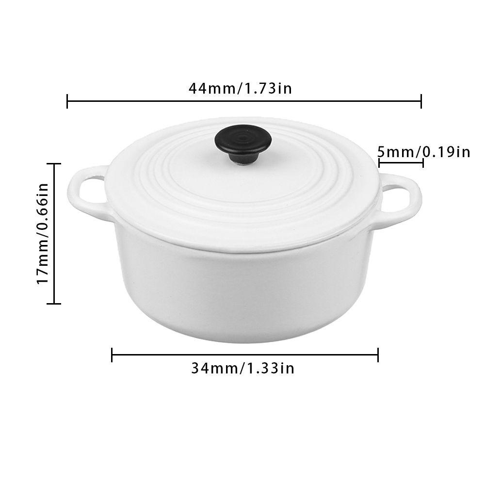 RAINBOW Mô Hình Nồi Súp Mini Tỉ Lệ 1: 12 Trang Trí Nhà Cửa