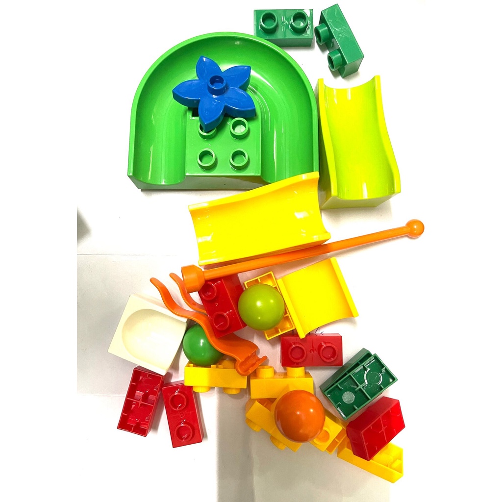 Xếp hình lego hàng đẹp tương thích lego Duplo, Đồ chơi xếp hình, lắp ráp --lego cầu trượt lốc xoáy