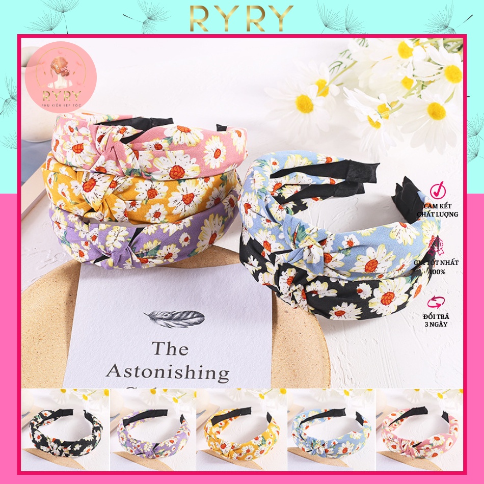 Cài tóc nữ bản rộng dễ thương phong cách Hàn Quốc thời trang