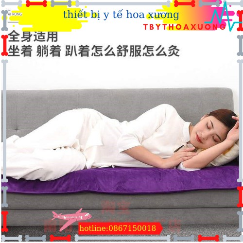 Thảm ngải cứu,đệm ngãi cứu Massage tại nhà nhỏ gọ màu xắc tiện dụng cho gia đình