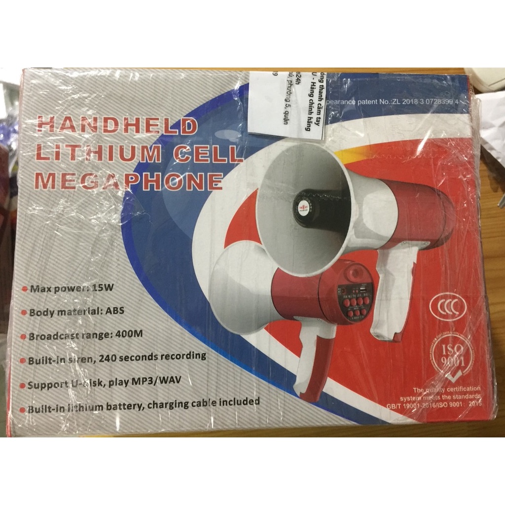 LOA PHÓNG THANH CẦM TAY MEGAPHONE CÓ USB