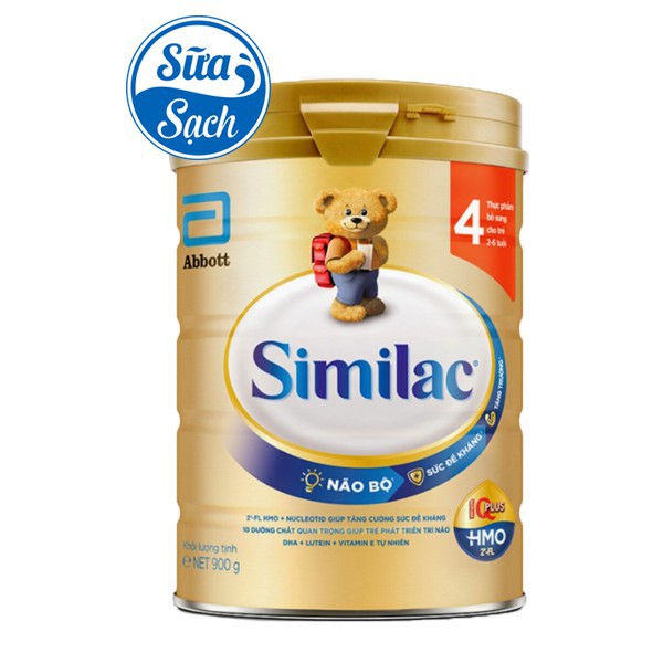 [GIÁ TỐT] Sữa Bột Similac IQ 4 HMO Hương Vani 900gr date mới