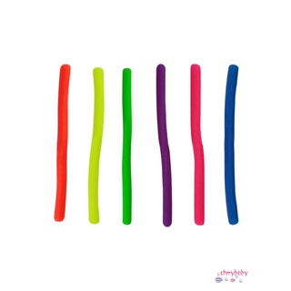 6 Pcs Decompression Artifact Release Pull Rope Noodle Rope Random Color