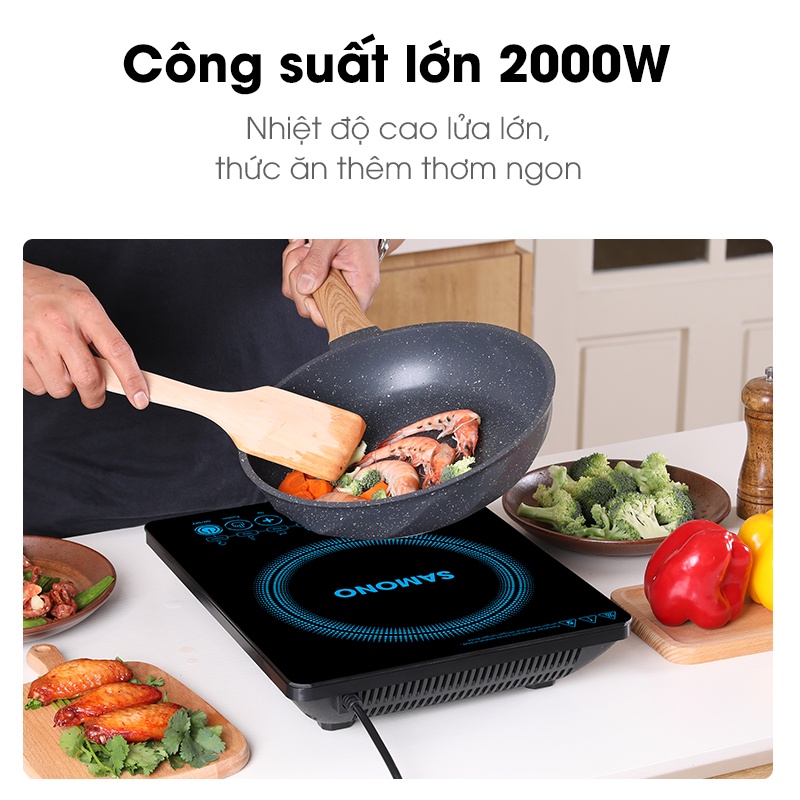 Bếp điện từ cảm ứng thông minh SAMONO WS-02 chính hãng