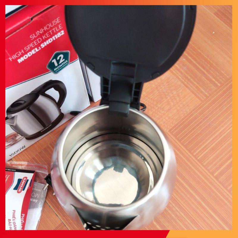 Ấm siêu tốc inox SUNHOUSE SHD1182