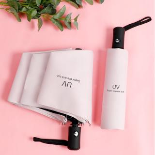 Dù Xếp Che Nắng Bằng Nhựa Dày Màu Đen Dành Cho Nữ