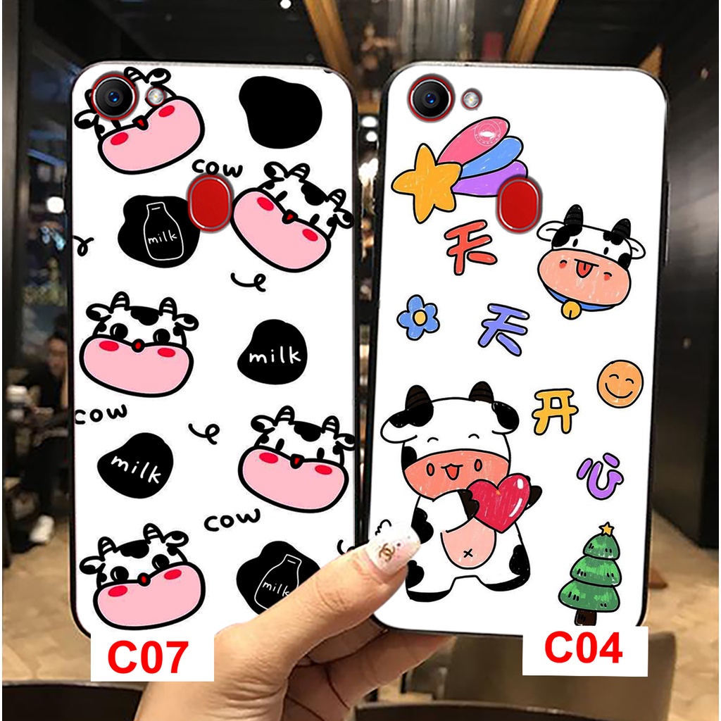 [HOT]ỐP LƯNG OPPO F5/F5 YOUTH/F7 IN HÌNH BÒ SỮA MILK CỰC HOT 2021