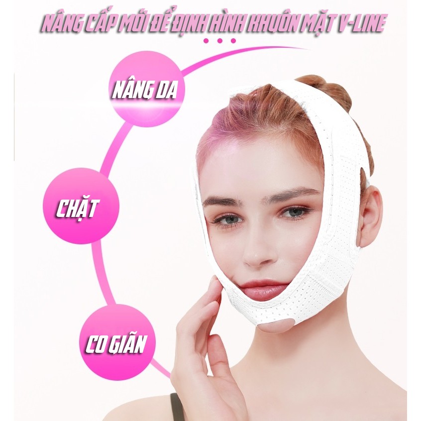 [Kèm Quà Tặng] Đai Điều Chỉnh Nâng Cơ Thon Gọn Mặt V-line Mask Cao Cấp