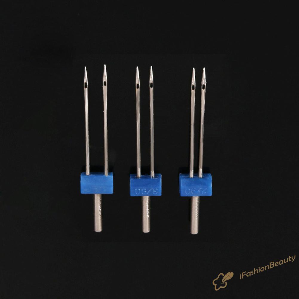 Bộ 3 Kim Khâu Đôi Kích Thước 2 / 3 / 4mm