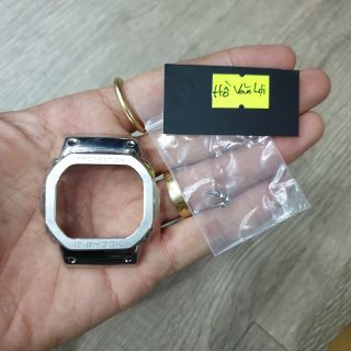 Bezel thép bạc mẫu DW5600/GLX5600