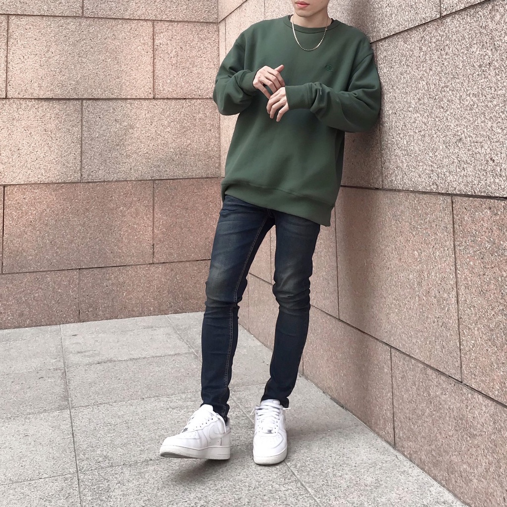 Quần jean nam cao cấp streetwear AMA KQ38 màu xanh form slimfit chất jean co giãn, thoải mái.
