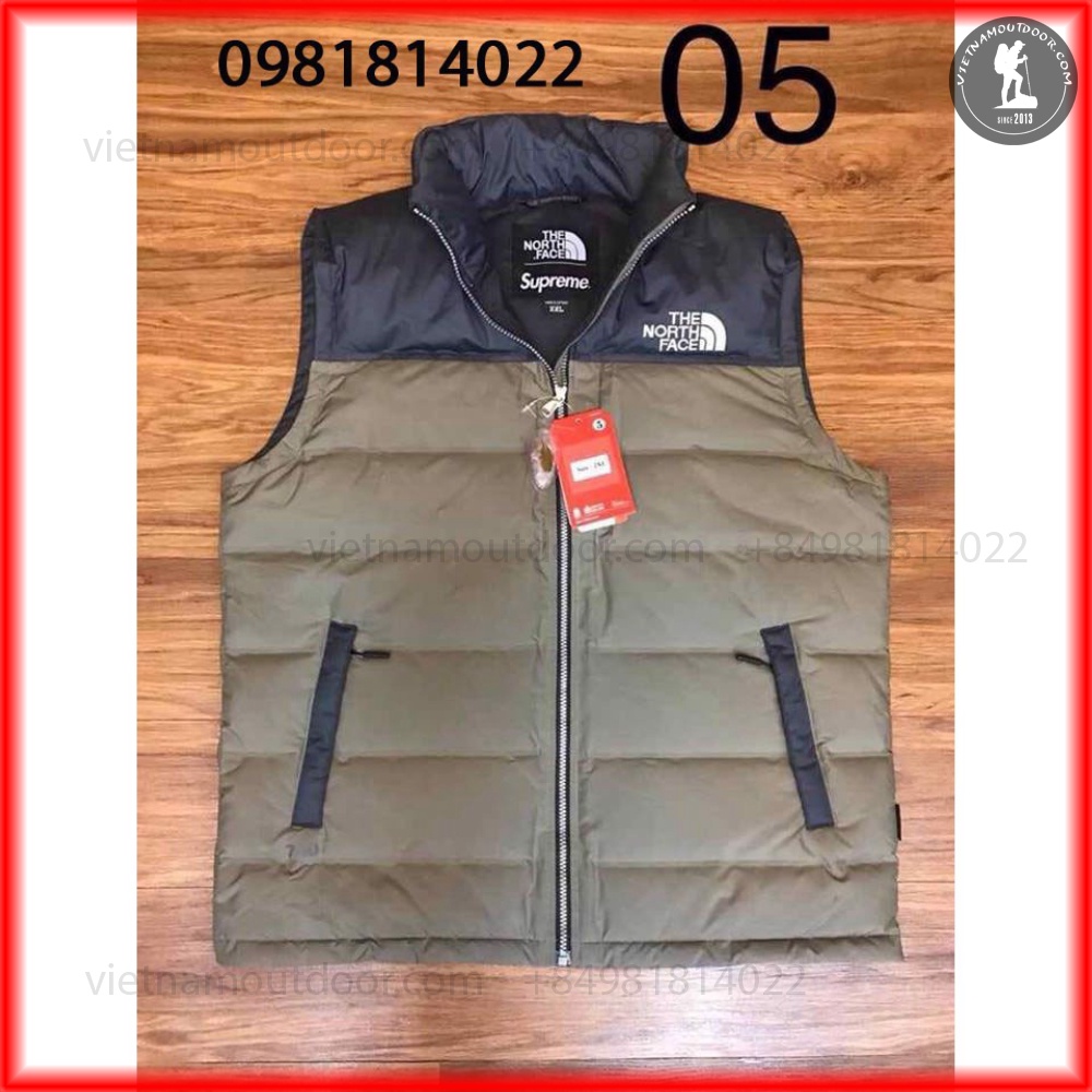  Áo khoác nam gile The North Face lông vũ nam - lông vũ nhẹ cực ấm [HÀNG XUẤT DƯ ]