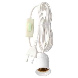 Đuôi đèn liền dây,phích,công tắc sopoka 2,5m và 5m