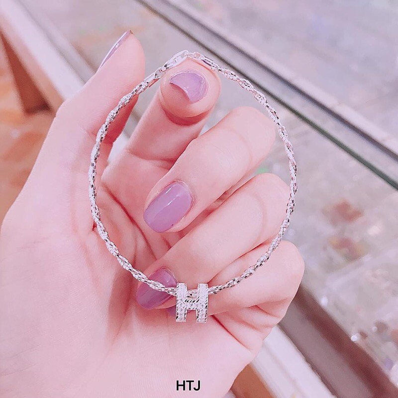 LẮC TAY BẠC CHARM CHỮH BẠC HÀNG CAO CẤP