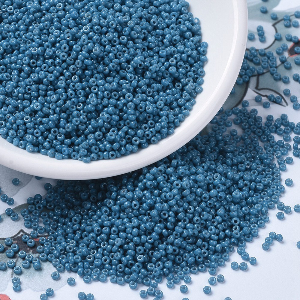 Bộ 1100 Hạt Xâu Chuỗi Nhiều Màu Sắc Kích Thước 10g 2x1.3mm Kích Thước 11/0 Lỗ 0.8mm Dùng Làm Trang Sức