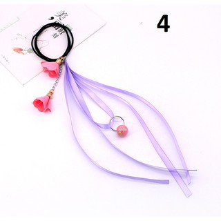 DÂY BUỘC TÓC HOA RƠI PHONG CÁCH TIỂU THƯ
