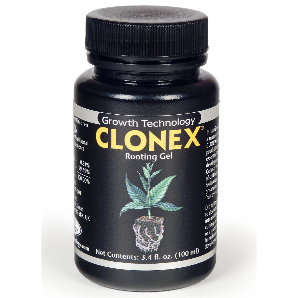 Gel Clonex hàng Mỹ chuyên dùng kích rễ trong ươm kei lan giâm, chiết cành 100ml (Growth Technology)