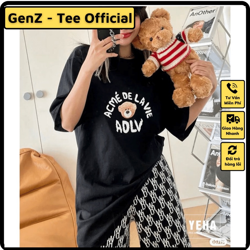 Áo Thin ADLV - Mẫu 8 - Bé Trai Ván Trượt, Áo ADLV Form Rộng Nam Nữ