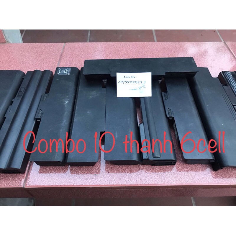 combo 10 thanh laptop loại 6cell