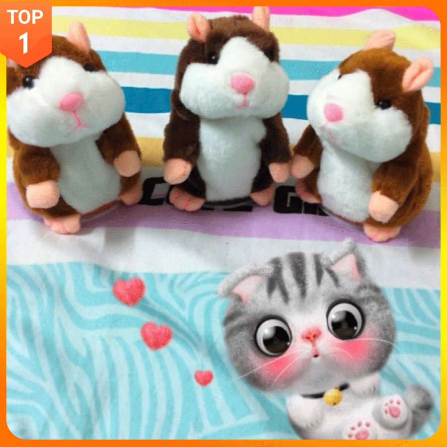♣┅▼Chuột hamster nhại tiếng cho trẻ tập nói biết Bé 1-5 tuổi - Home Center Leebland