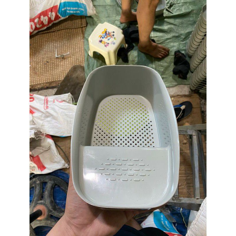Khay lọc rác cài bồn rửa bát, để đồ đa năng nhựa Việt Nhật tiện lợi