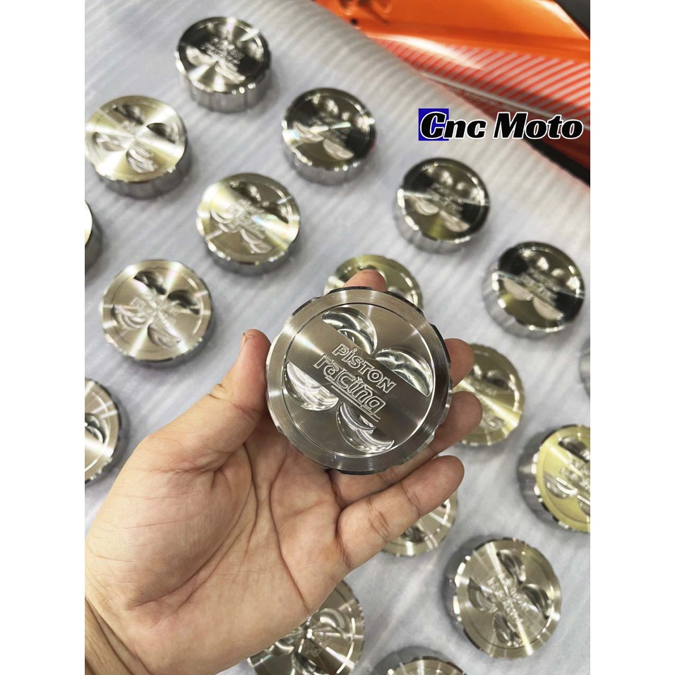 NẮP BÌNH XĂNG inox 304 cnc mẫu trái piston độc đáo