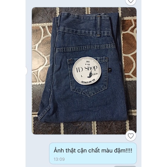 Quần bò jean nữ ống loe đứng rộng suông co giãn jeans cạp cao cao cấp Hottrend 2022